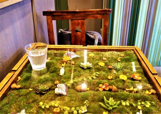 東京/中目黒【花束みたいなサラダに、テーブルが森の中！？】Chouderuban （シュー ドゥ リュバン）：東京ひとりおしゃれカフェ巡り散歩